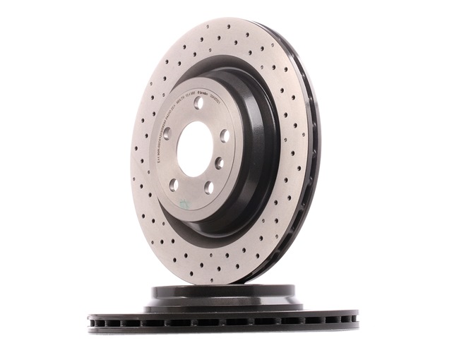 BREMBO 09.A959.21: Disc de frână Ř: 330mm, perforat/ventilat interior, Ř: 330mm, acoperit (cu un strat protector), cu suruburi COATED DISC LINE