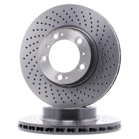 BREMBO 09.C095.11: Disc de frână Ř: 318mm, perforat/ventilat interior, Ř: 318mm, acoperit (cu un strat protector), cu suruburi COATED DISC LINE