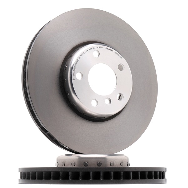 BREMBO 09.C405.13: Stabdžių diskas Ø: 348mm, vidinis ventiliavimas, dviejų dalių stabdžių diskas, Aliumininė stabdžių disko apsauga, Ø: 348mm, padengta, su varžtais TWO-PIECE DISCS LINE