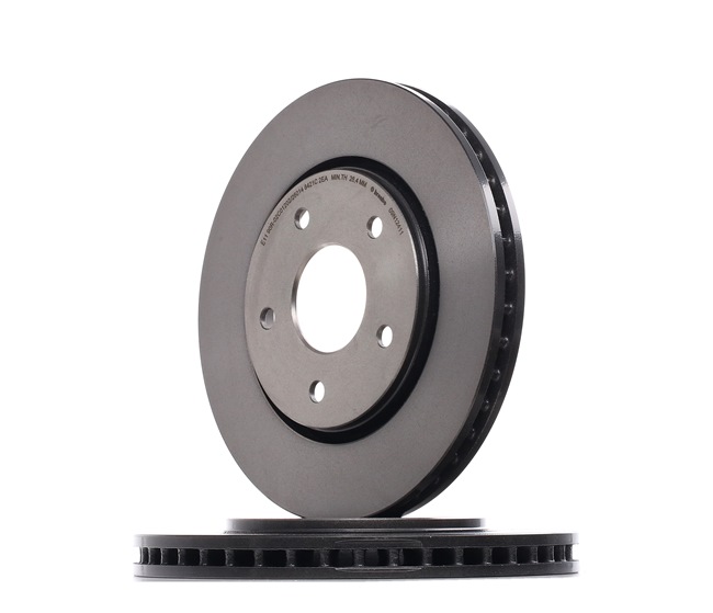 BREMBO 09.N124.11: Disc de frână Ř: 302mm, ventilat interior, Ř: 302mm, acoperit (cu un strat protector) COATED DISC LINE
