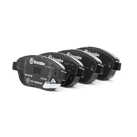 BREMBO P 23 153: Pastilhas de travão PRIME LINE sem acessórios, com chapa anti-ruído