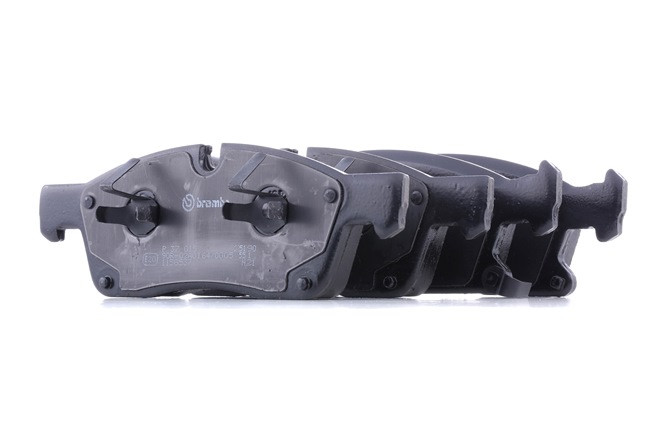 BREMBO P 37 015: Sada brzdových destiček, kotoučová brzda PRIME LINE s příslušenstvím, s Kolbenclipem, s krycím plechem