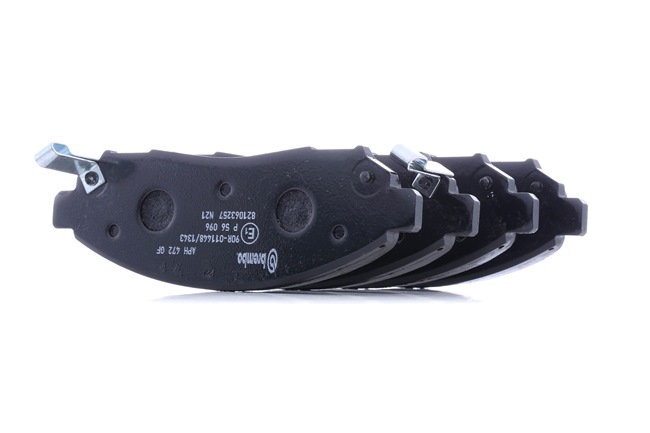 BREMBO P 56 096: Piduriklotsid PRIME LINE ilma lisavarustuseta, koos kokkusurumisvastase plekiga