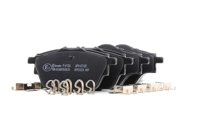 BREMBO P 61 124: Bremžu kluči PRIME LINE ar piederumiem, ar bremžu suportu skrūvēm, ar piespiedējplāksni