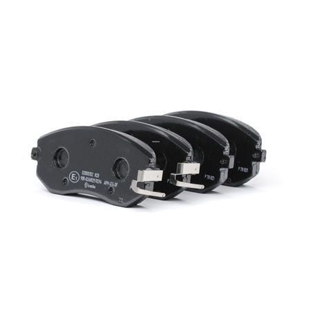 BREMBO P 78 021: Bremsbeläge PRIME LINE mit Zubehör, mit Kolbenclip, mit Anti-Quietsch-Blech