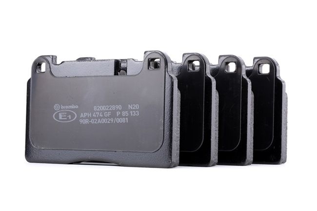 BREMBO P 85 133: Bremsbeläge PRIME LINE ohne Zubehör, mit Anti-Quietsch-Blech
