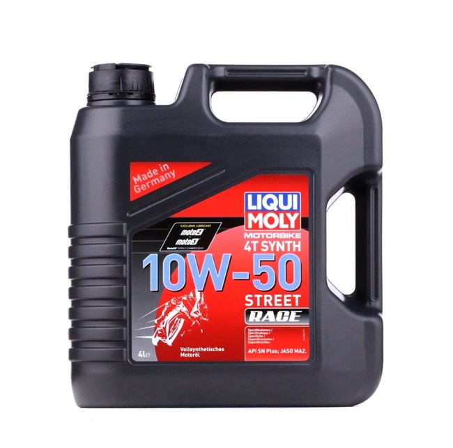 LIQUI MOLY 1686: Motoröl 4l, 10W-50 Motorbike 4T Synth, Street Race