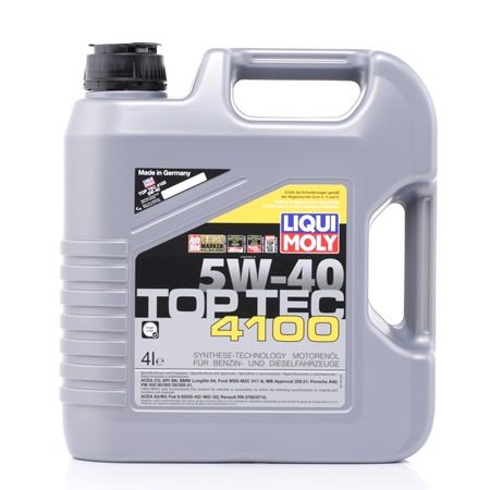 LIQUI MOLY Top Tec, 4100 2195 Двигателно масло ALFA ROMEO 156 (932) 115 K.C. дизел цена