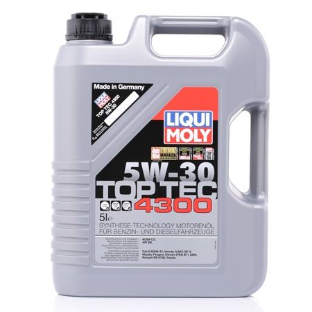 LIQUI MOLY Top Tec, 4300 2324 Olio motore DACIA LOGAN (LS_) 75 CV Benzina/Gasauto (GPL) costo