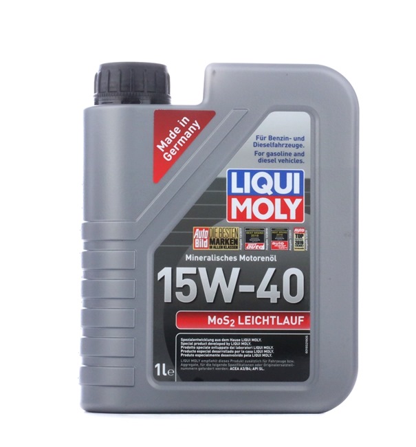 LIQUI MOLY 2570: Motoröl 1l, 15W-40 МoS2, Low-Friction