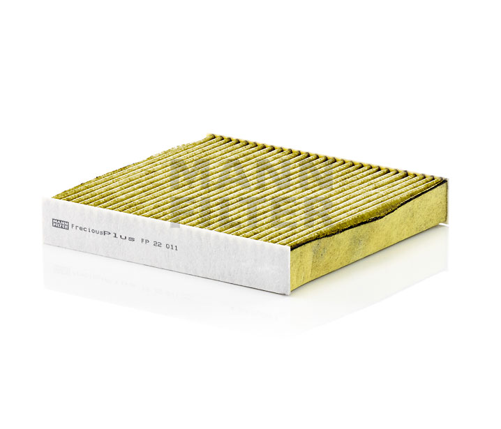MANN-FILTER FP 22 011: Filtru, aer habitaclu Filtru carbune activ cu polifenol, cu efect antibacterial, Filtru praf fin (PM 2.5), cu efect fungicid, Filtru carbon activ, FreciousPlus