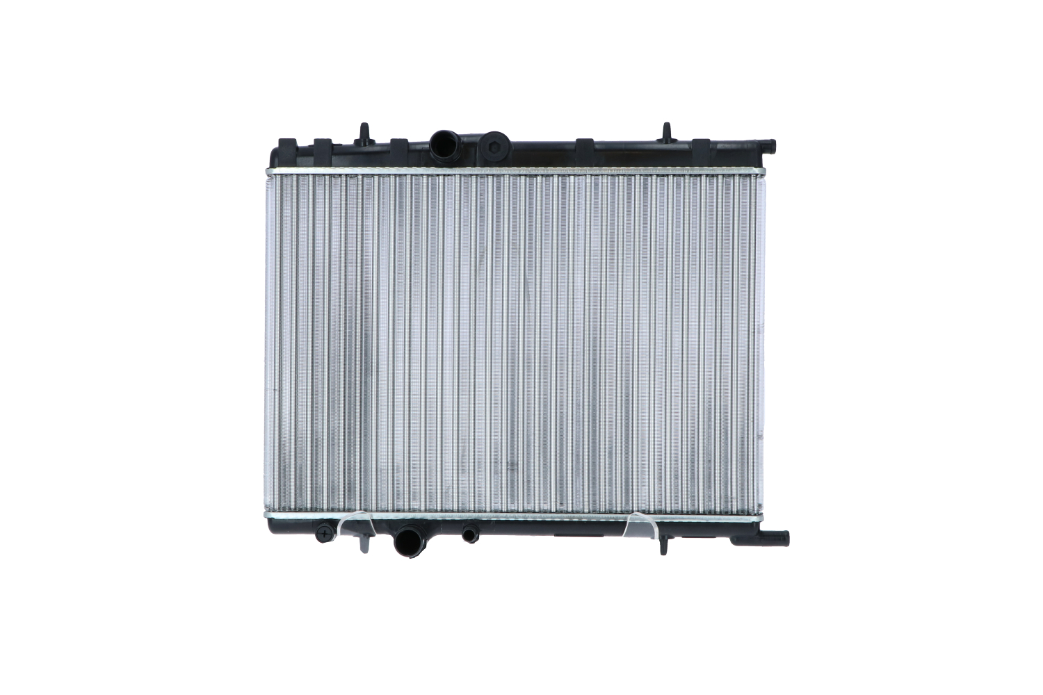 NRF 53424A: Radiateur Aluminium, met gat voor sensor, Met adapter Economy Class