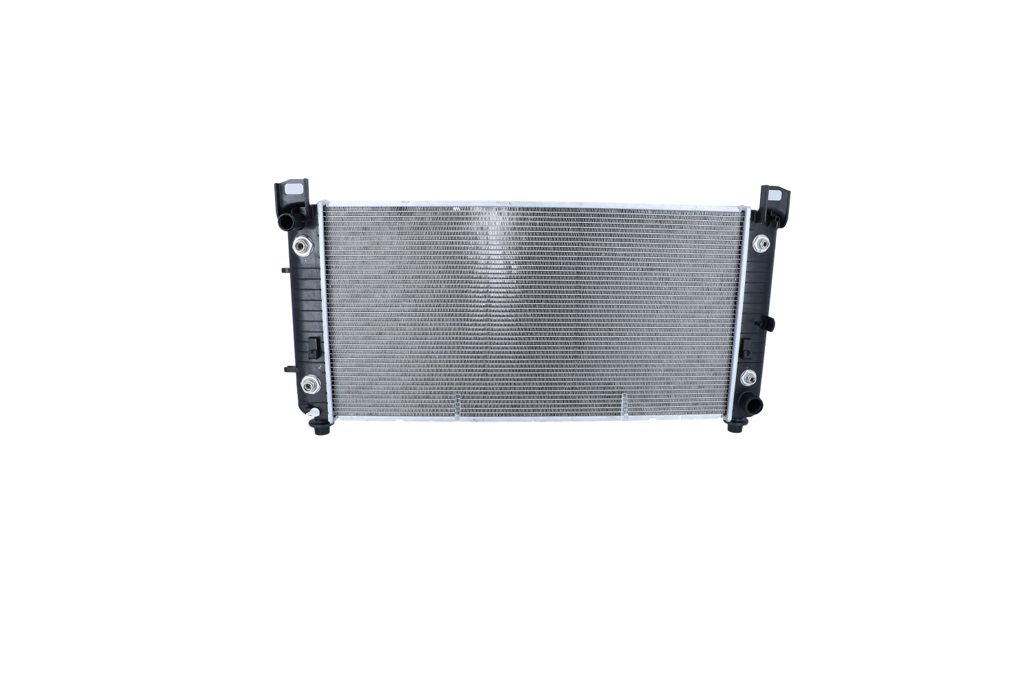 NRF 56008: Chłodnica, układ chłodzenia silnika Aluminium, z zakończeniem gumowym EASY FIT