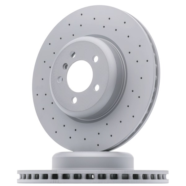 ZIMMERMANN 150.2911.52: Bremsscheibe Ø: 370mm, innenbelüftet, gelocht, Ø: 370mm, beschichtet SPORT COAT Z