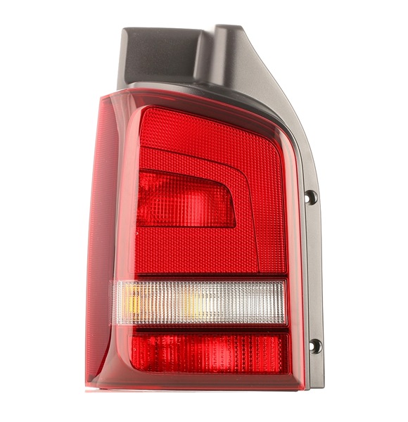 HELLA 2SK 010 318-091: Piloto trasero izquierda, con portalámparas, con lámpara, tintado, transparente, Rojo