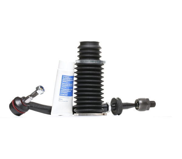 FEBI BILSTEIN 46287: Barra de dirección Eje delantero, derecha, 352mm, con grasa, con tuerca, con abrazaderas, con fuelle