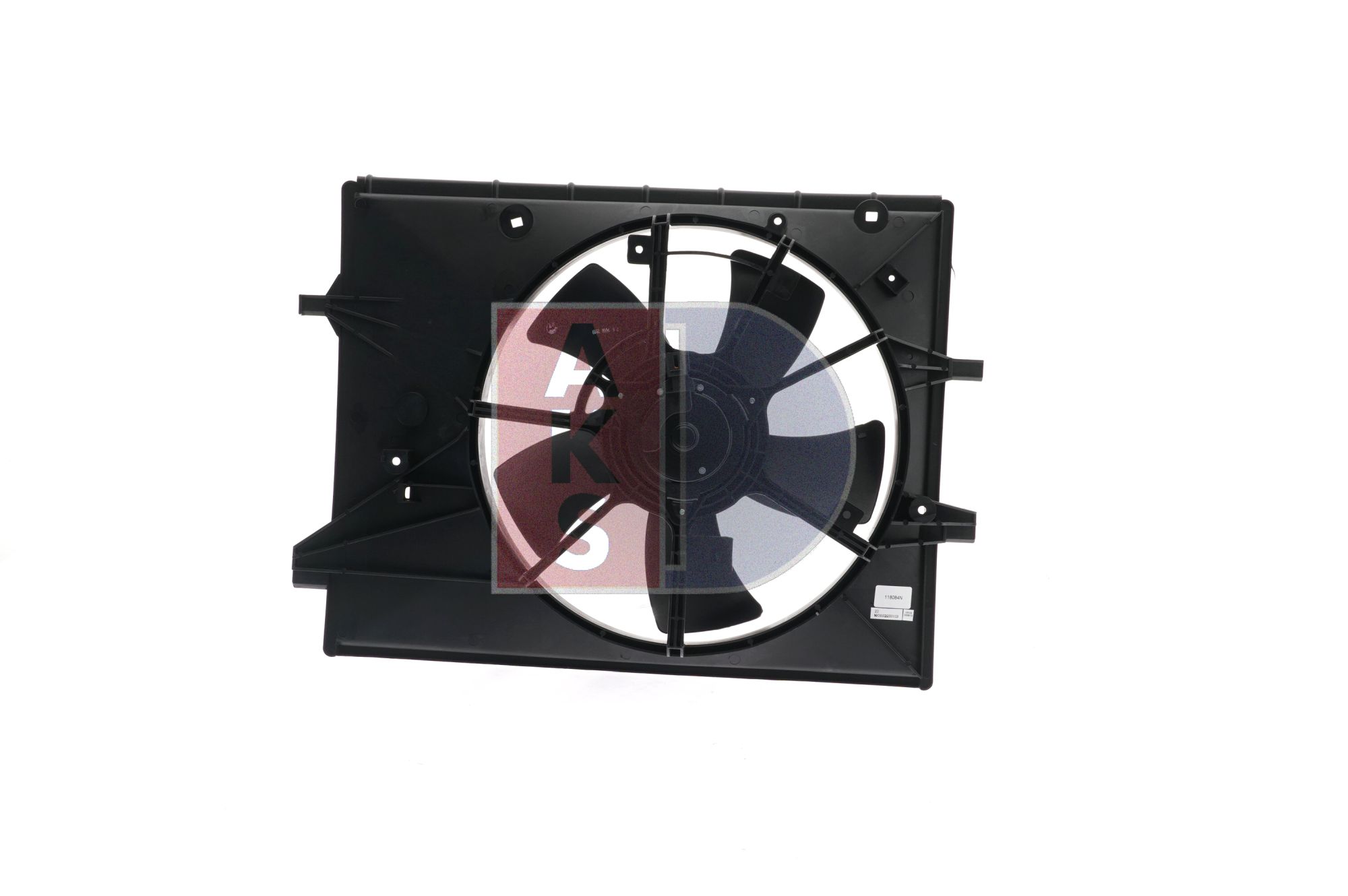 AKS DASIS 118084N: Ventilator, radiator 360mm, cu rama aerisire radiator