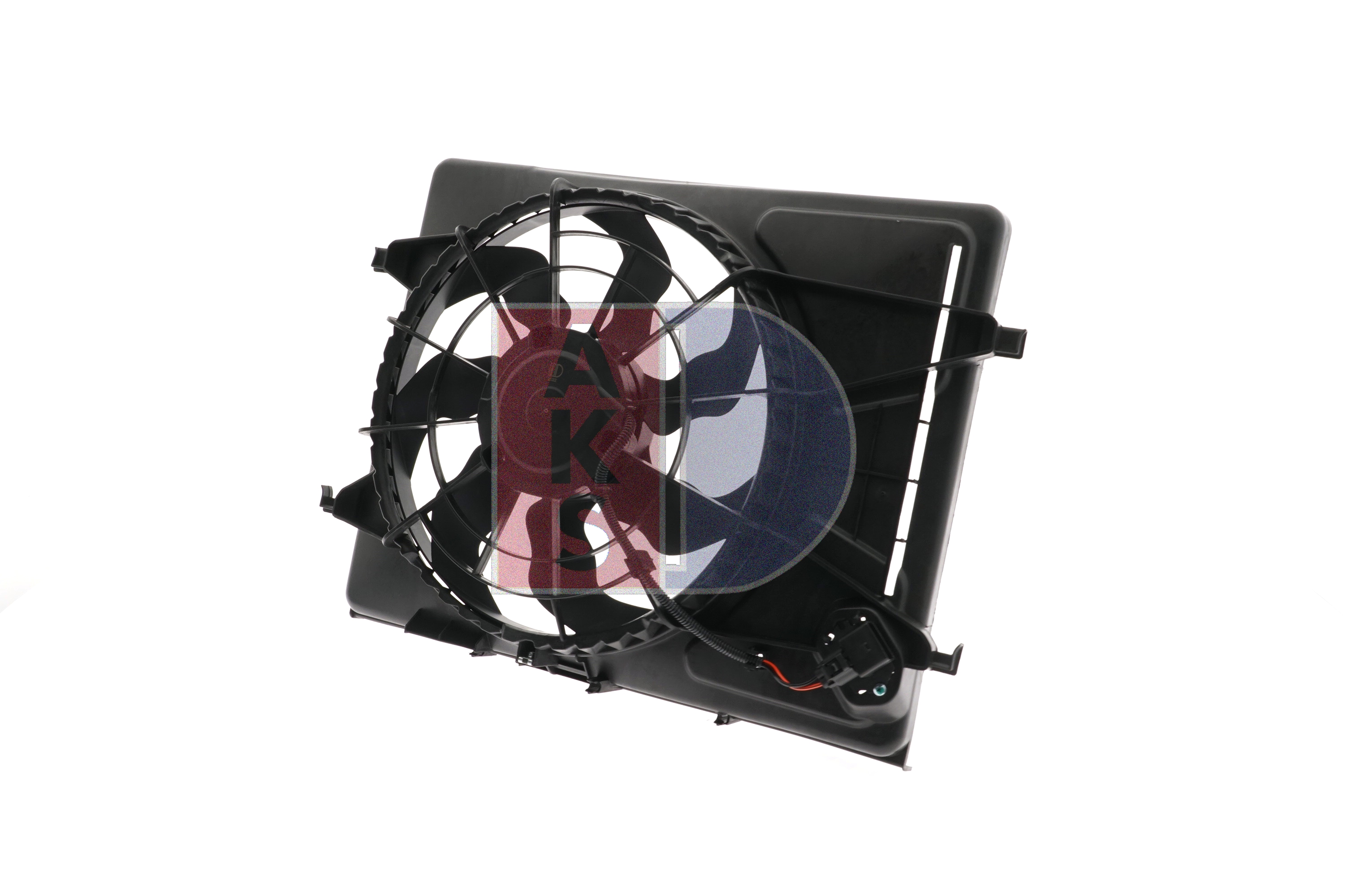 AKS DASIS 568060N: Ventilator, radiator 420mm, cu rama aerisire radiator