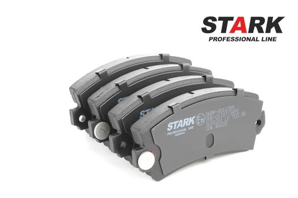 STARK SKBP-0011289: Juego de pastillas de freno Eje delantero, Chapa antichirridos