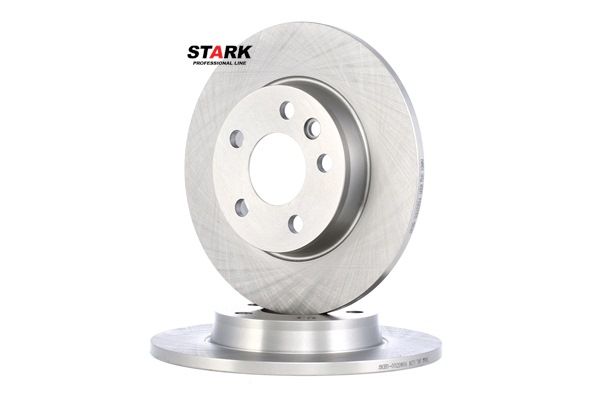STARK SKBD-0022804: Disque de frein Essieu arrière, Ø: 280mm, plein, Fonte, Ø: 280mm, nu/non protégé/non plastifié, sans vis/boulons