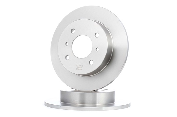 STARK SKBD-0022808: Disque de frein Essieu arrière, Ø: 257,7mm, plein, Fonte, Ø: 257,7mm, nu/non protégé/non plastifié, sans vis/boulons