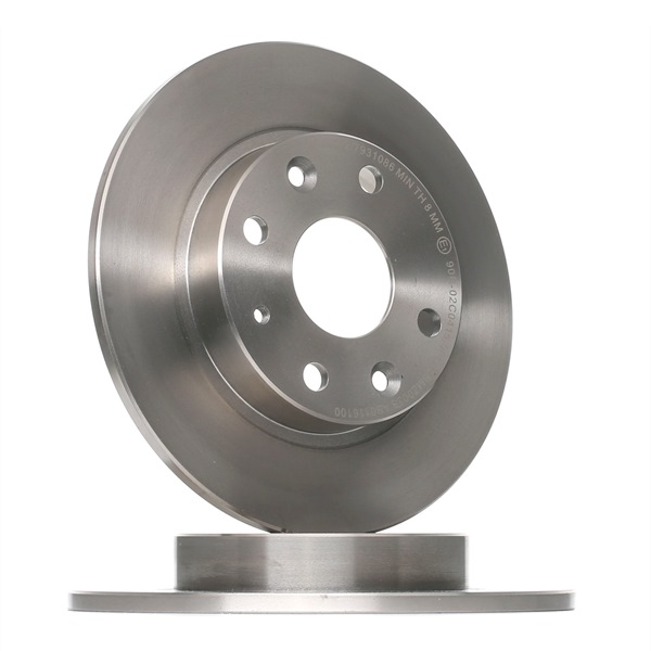 STARK SKBD-0022815: Disque de frein Essieu arrière, Ø: 230,6mm, plein, Fonte, Ø: 230,6mm, nu/non protégé/non plastifié, sans vis/boulons