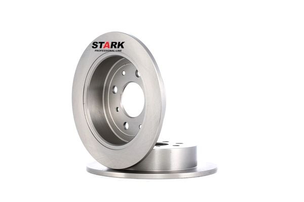 STARK SKBD-0022831: Disco de freno Eje trasero, Ø: 239mm, macizo, Hierro fundido, Ø: 239mm, sin recubrimiento, sin tornillos