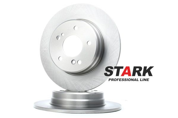 STARK SKBD-0022836: Brzdový kotouč Zadní náprava, R: 278mm, plný, Litina, R: 278mm, nepotažený (bez vrstvy), bez šroubu