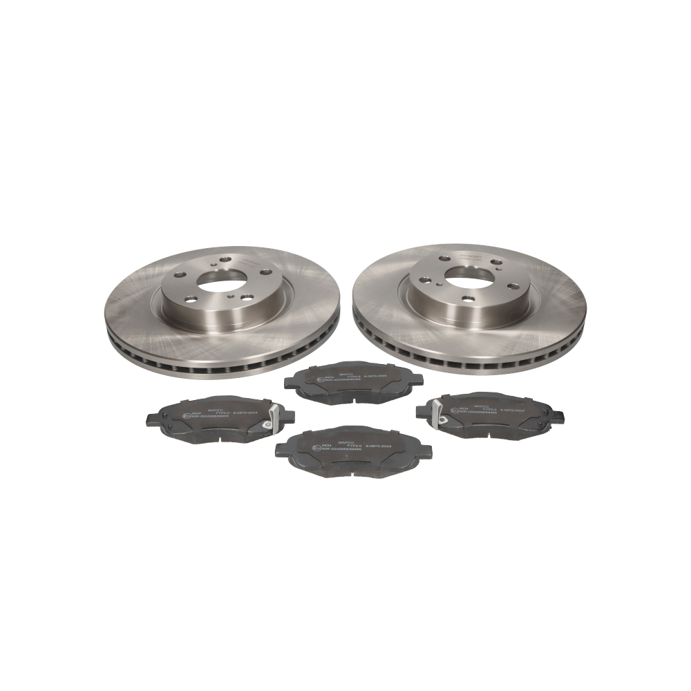 MAPCO 47544: Kit de discos de freno y pastillas Eje delantero, Ø: 295mm, ventilado