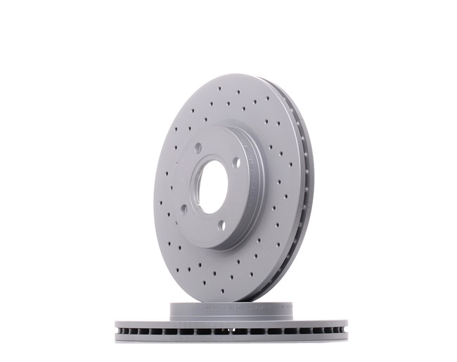 ZIMMERMANN 250.1362.52: Disc de frână Ř: 278mm, ventilat interior, perforat, Ř: 278mm, acoperit (cu un strat protector) SPORT COAT Z