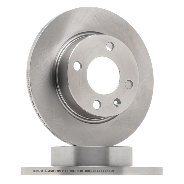 STARK SKBD-0022849: Bromsskiva framaxel, Ø: 235,8mm, full, Gjutjärn, Ø: 235,8mm, obeskiktad, utan skruvar