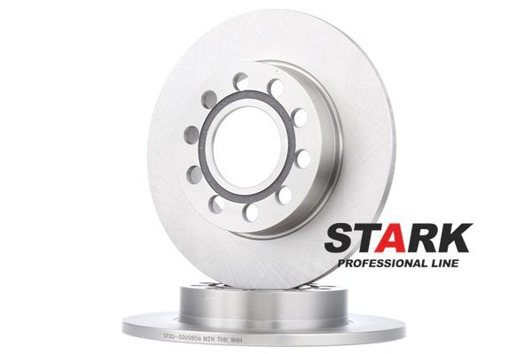 STARK SKBD-0022856: Disque de frein Essieu arrière, Ø: 245mm, plein, Fonte, Ø: 245mm, nu/non protégé/non plastifié, sans vis/boulons