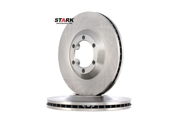 STARK SKBD-0022883: Remschijf Vooras, Ø: 280mm, Geventileerd, Gietijzer, Ø: 280mm, Geen coating, Zonder schroeven