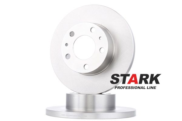 STARK SKBD-0022893: Féktárcsa elsőtengely, Ø: 279,7mm, tele, Öntöttvas, Ø: 279,7mm, bevonat nélküli, csavarok nélkül