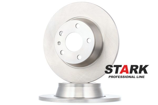 STARK SKBD-0023021: Brzdový kotouč Zadní náprava, R: 286mm, plný, Litina, R: 286mm, nepotažený (bez vrstvy), bez šroubu