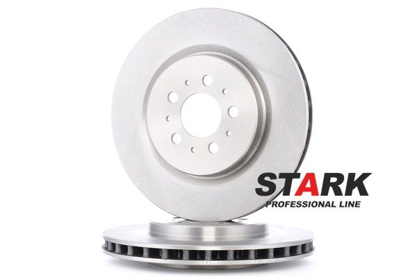 STARK SKBD-0023033: Disque de frein Essieu arrière, Ø: 330mm, ventilé, Fonte, Ø: 330mm, nu/non protégé/non plastifié, sans vis/boulons