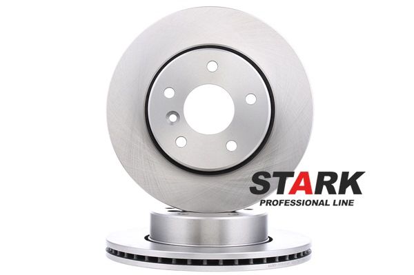 STARK SKBD-0023042: Brzdový kotouč přední osa, R: 297mm, větráno, Litina, R: 297mm, nepotažený (bez vrstvy), bez šroubu