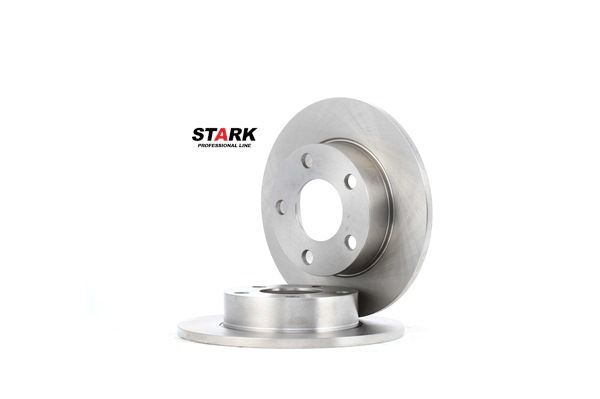 STARK SKBD-0023056: Disque de frein Essieu arrière, Ø: 244,9mm, plein, Fonte, Ø: 244,9mm, nu/non protégé/non plastifié, sans vis/boulons