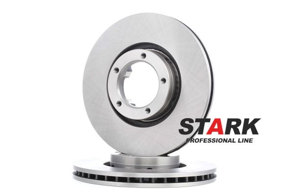 STARK SKBD-0023063: Disco de freno Eje delantero, Ø: 254mm, ventilado, Hierro fundido, Ø: 254mm, sin recubrimiento, sin tornillos