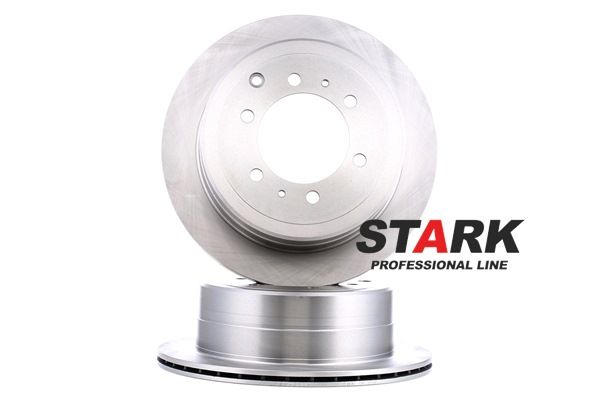 STARK SKBD-0023064: Remschijf Achteras, Ø: 335mm, Geventileerd, Gietijzer, Ø: 335mm, Geen coating, Zonder schroeven
