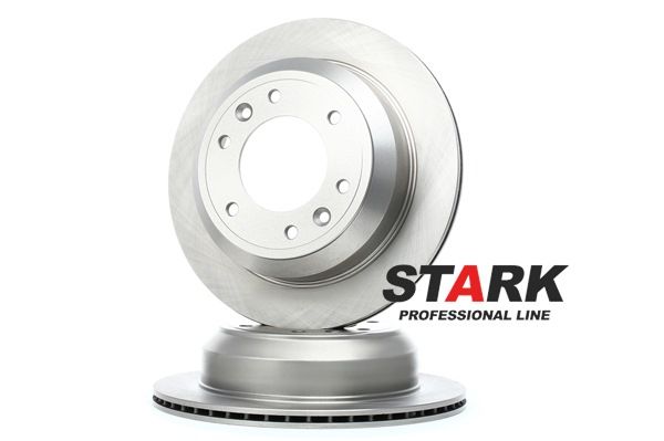 STARK SKBD-0023071: Bremseskive bakaksel, Ø: 324mm, ventilert, Støpejern, Ø: 324mm, uten belegg, uten skruer