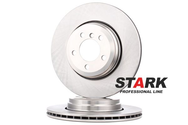 STARK SKBD-0023095: Disque de frein Essieu arrière, Ø: 345mm, ventilé, Fonte, Ø: 345mm, nu/non protégé/non plastifié, sans vis/boulons