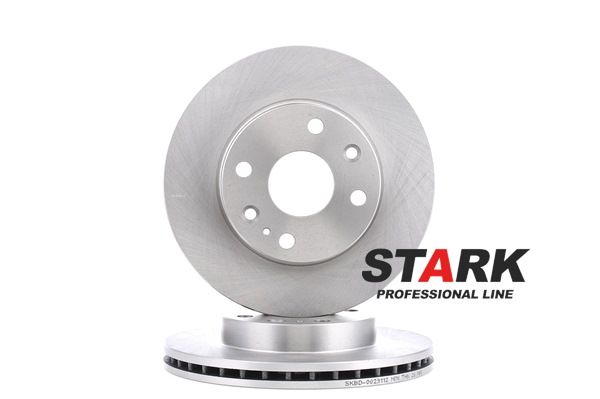 STARK SKBD-0023112: Féktárcsa elsőtengely, Ø: 234,8mm, Szellőztetett, Öntöttvas, Ø: 234,8mm, bevonat nélküli, csavarok nélkül