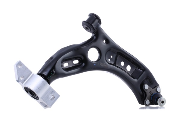 MEYLE 116 050 0182/HD: Bras de suspension Essieu avant droit, Tôle d'acier, avec rotule de suspension, avec support en caoutchouc -HD Quality