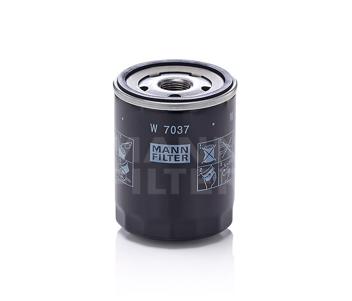 MANN-FILTER W 7037 Ölfilter mit einem Rücklaufsperrventil