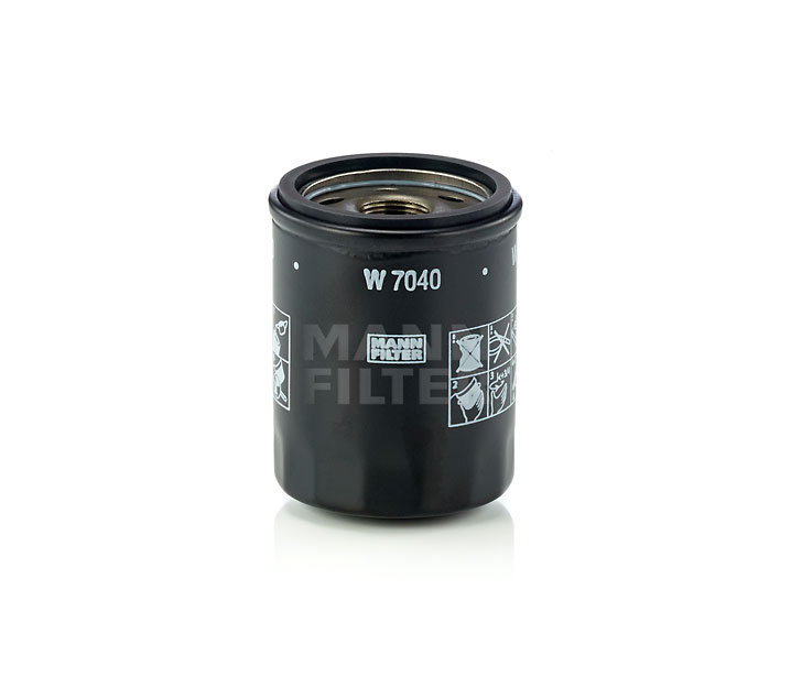 MANN-FILTER W 7040 Oliefilter MITSUBISHI PAJERO 2 Canvas Top (V2W, 54W) 131 HK Benzin hvad koster