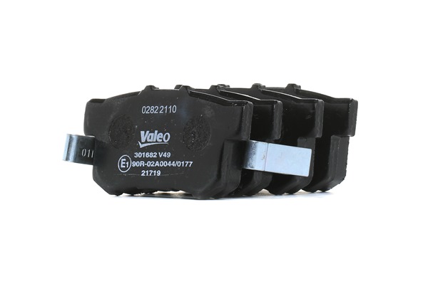 VALEO 301682: Juego de pastillas de freno Eje trasero, sin chapa antichirridos, FIRST