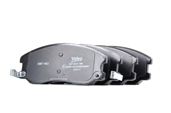 VALEO 301942: Bremsbeläge Vorderachse, mit Anti-Quietsch-Blech, FIRST
