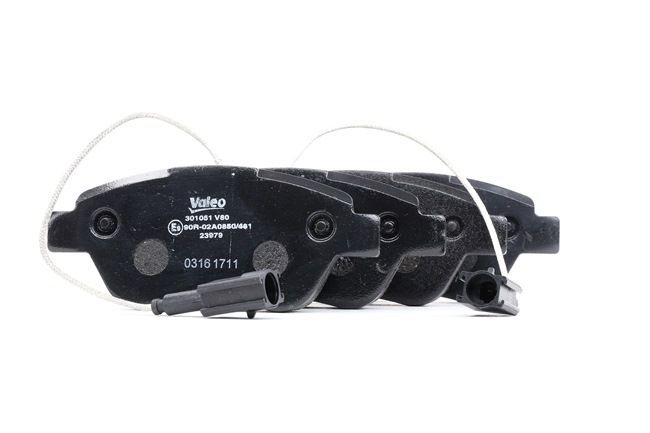 VALEO 301051: Bremsbeläge Vorderachse, ohne Anti-Quietsch-Blech, FIRST