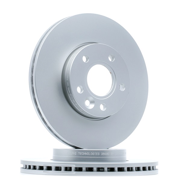 DELPHI BG3868C: Disco de freno Ø: 278mm, ventilado, Ø: 278mm, revestido